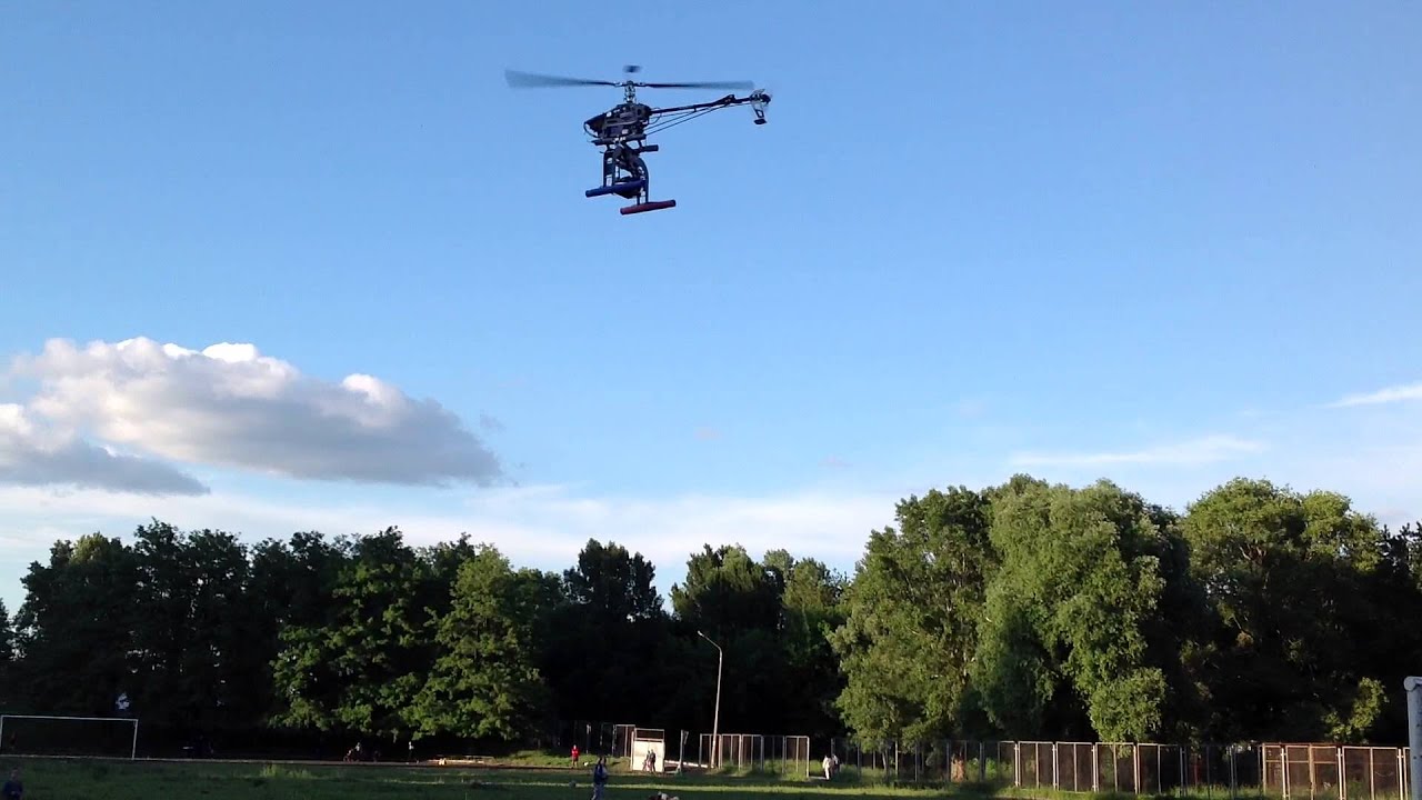 RC-heli Trex700 + управляемый подвес с зеркальной фотокамерой. полет №0. 28.05.2013г.