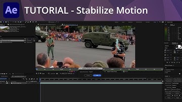 After Effects Tutorial - Stabilize Motion