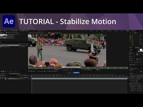 After Effects Tutorial - Stabilize Motion