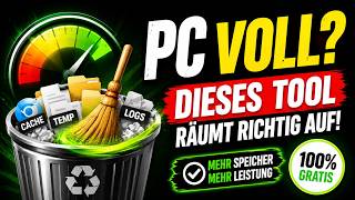 PC voll? Dieses GRATIS Tool räumt richtig auf