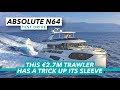 This €2.7m trawler has a trick up its sleeve | Absolute Navetta 64 review | Motor Boat & Yachting