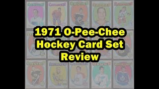 1971-72 O-Pee-Chee Hockey Card Set Review