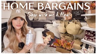 NEW IN HOME BARGAINS Autumn Homeware Shop With Me Haul