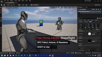 StageRight NPC Patrol/Action/Reaction | Unreal Engine | UE5