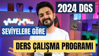 2024 Dgs Ders Çalişma Programi Sevi̇yelere Göre