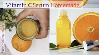 🍊Vitamin C Serum Homemade For Glowing Skin/ Get Instant Glow ll #skincare #beautiytips #viralvideo