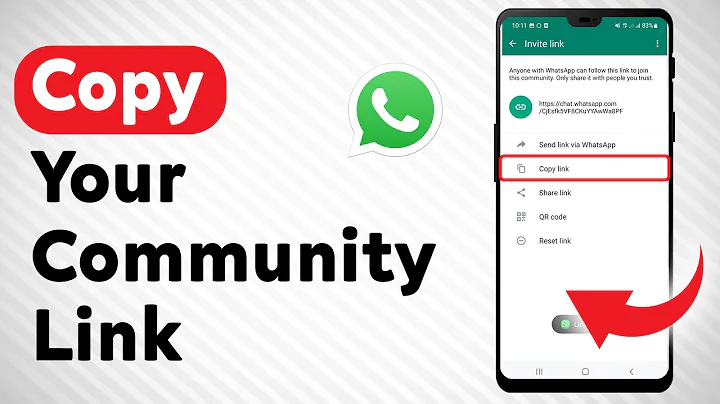 How To Copy Your Community Link On WhatsApp - Full Guide