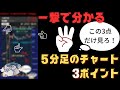 【一撃で分かる！】5分足チャートの見るべき３ポイントを徹底解説！