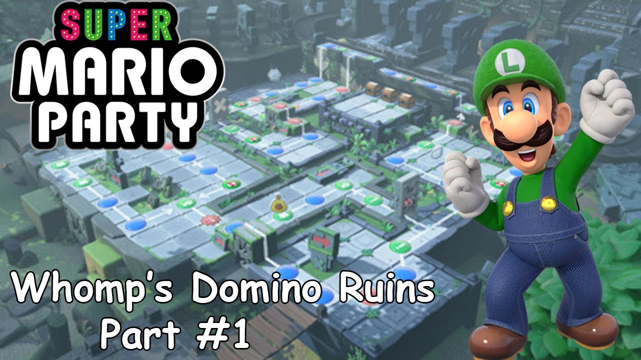 Slim Plays Super Mario Party: Party Mode - Whomp's Domino Ruins (Part 1)