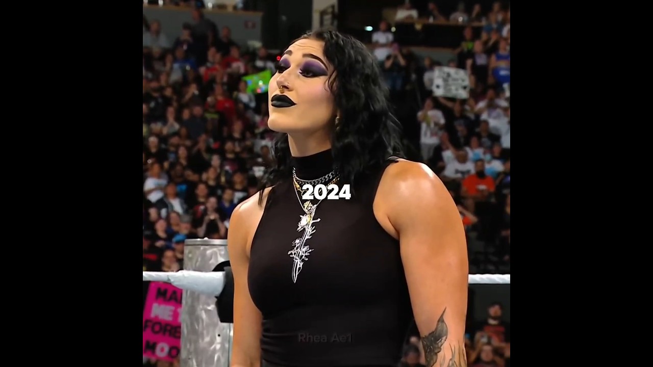 Dominik Mysterio and Liv Morgan and Rhea Ripley face to face 👀😈👀 shorts edits WWE #rhearipley#wwe