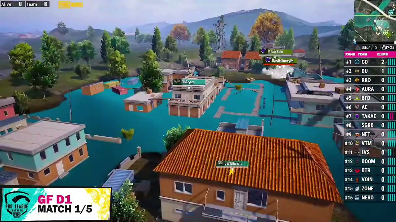 TEAM NERO NAHAN BTR SAAT ROTASI & WWCD TEAM BFD 14 KILL PMPL S4 INDONESIA DAY 1 MATCH 1