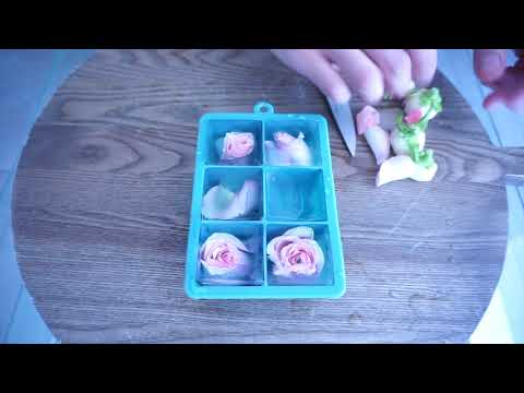 Easiest Flower Ice Cubes