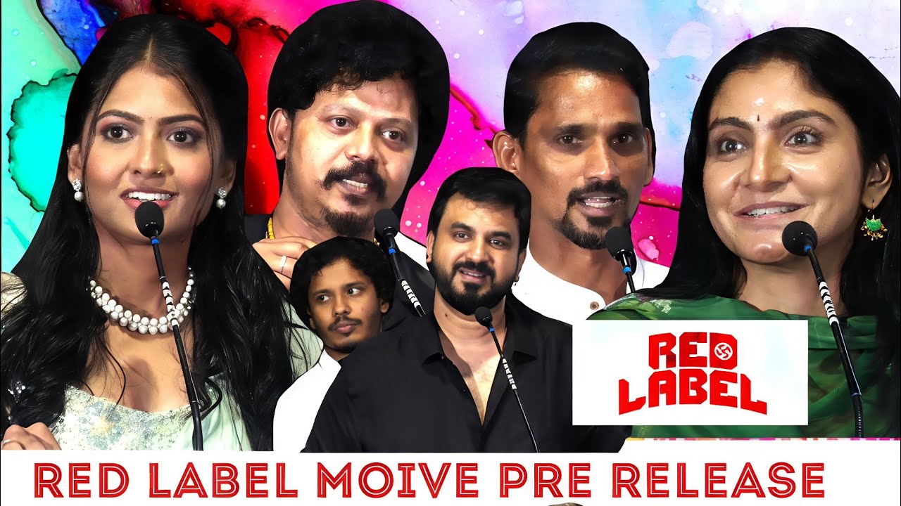 Red Label , Moive Team' speech Lenin, Azmin , R.V. Udhayakumar, Munishkanth, Anu Mohan , Vinoth 