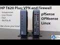 HP T620 Plus Firewall Overview and NIC Installation