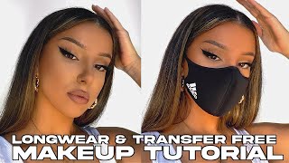 LONG LASTING &amp; TRANSFER-PROOF MAKEUP TUTORIAL (perfect for masks)