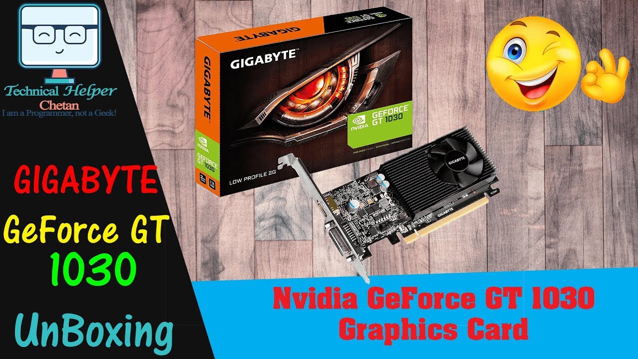 GV-N1030D5-2GL GIGABYTE GeForce GT 1030 Low Profile 2GB