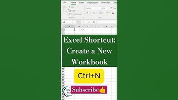 The FASTEST Way to Create Excel Workbook