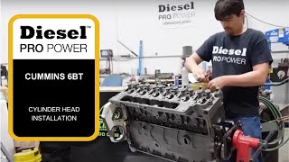 Cummins 6BT - Cylinder Head Installation