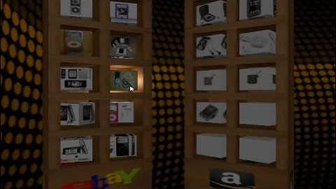 3D WebService Store made with Unity3D