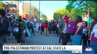 ProPalestinian protest at Cal State LA