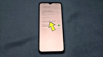 how to enable press power button to end call in Oppo A38 | press power button to end call Oppo A38