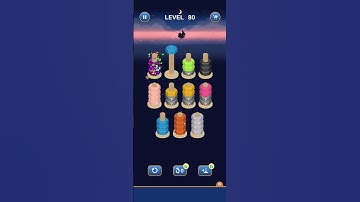 Nutsort game Basic Gameplay Level 80 #gaming #shortsfeed #shortsvideo #shortsviral