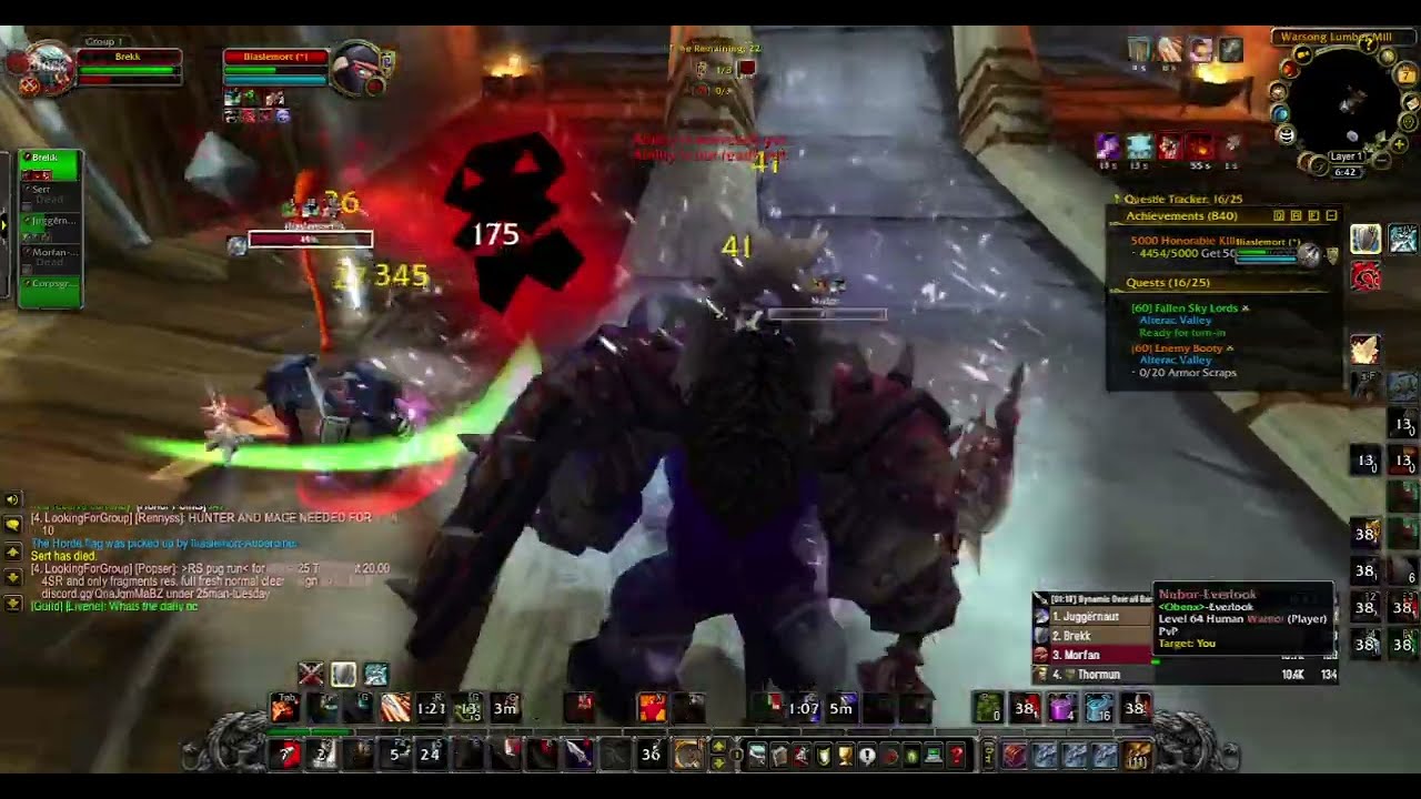 Lvl 60 Prot warrior twink wotlk wont let the flag leave the base!