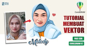 LENGKAP - Tutorial Membuat Vektor Wajah dari Awal dengan CorelDraw #klsdesain