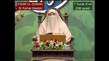 Urdu explantion of 7 Surah A