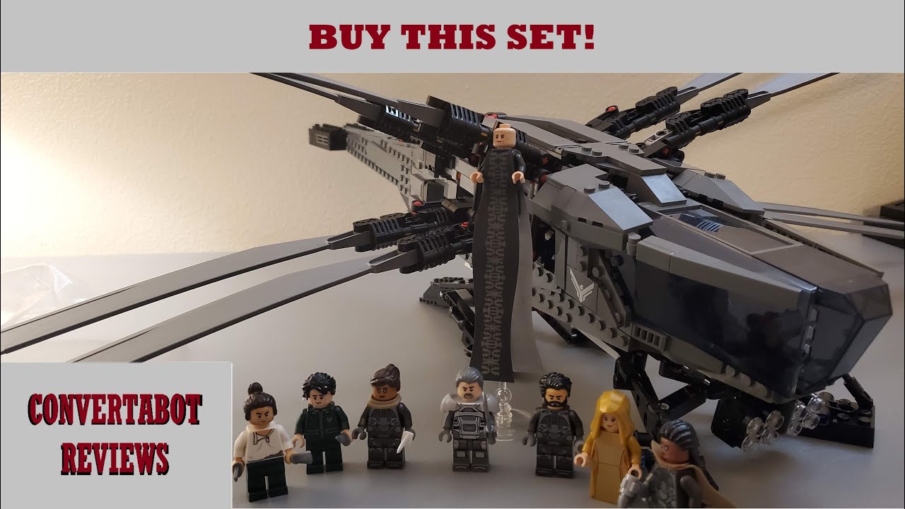 2.17 «Он такой БОЛЬШОЙ!» Обзор набора Lego Icons 10327 «Дюнный орнитоптер»