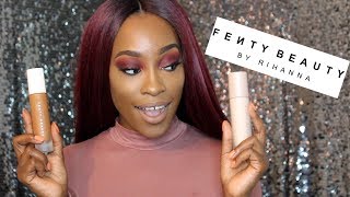 FENTY BEAUTY REVIEW ON DARK SKIN (#440) | FIRST IMPRESSIONS + DEMO