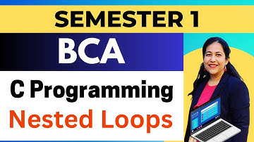 L-29 Nested Loops in C Programming #anjaliluthra #bca #btech#bsc #placement #programming#coding
