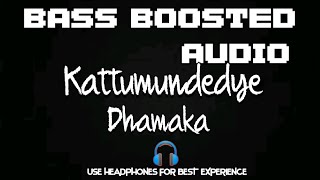 Kattumundedye | Dhamaka | BASS BOOSTED AUDIO