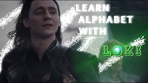 Learn The Alphabet With Loki
