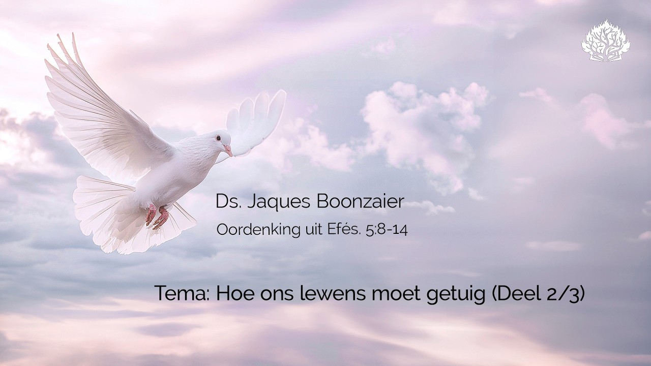 Hoe ons lewens moet getuig (Deel 2/3)