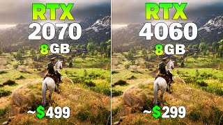 RTX 2070 vs RTX 4060 - Test in 8 Games