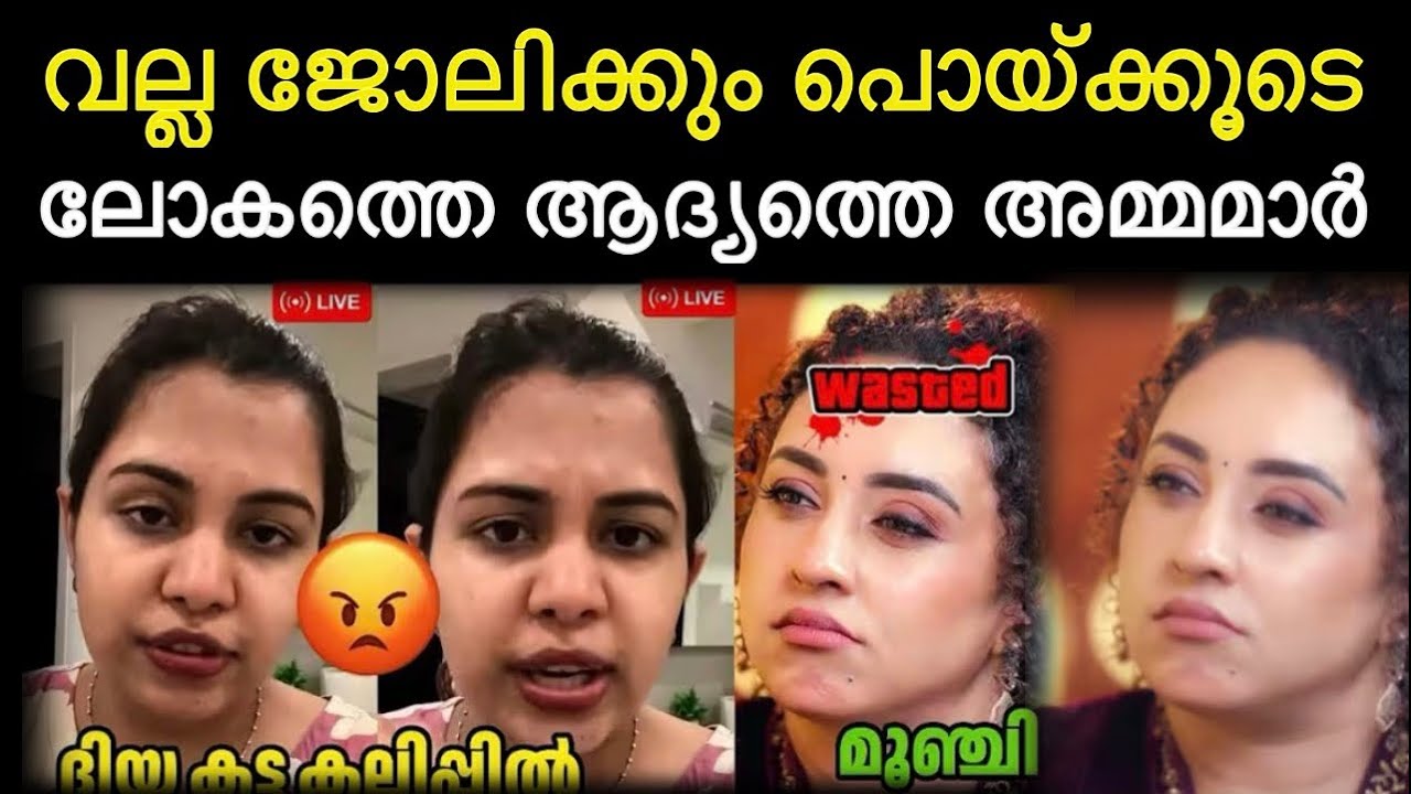 ലോകത്ത് കുട്ടികളെ വളർത്തുന്ന ആദ്യത്തെ അമ്മകൾ ‼️ വല്ല ജോലിക്കും പൊയ്ക്കൂടേ ‼️ കഷ്ടം | diya Krishna 