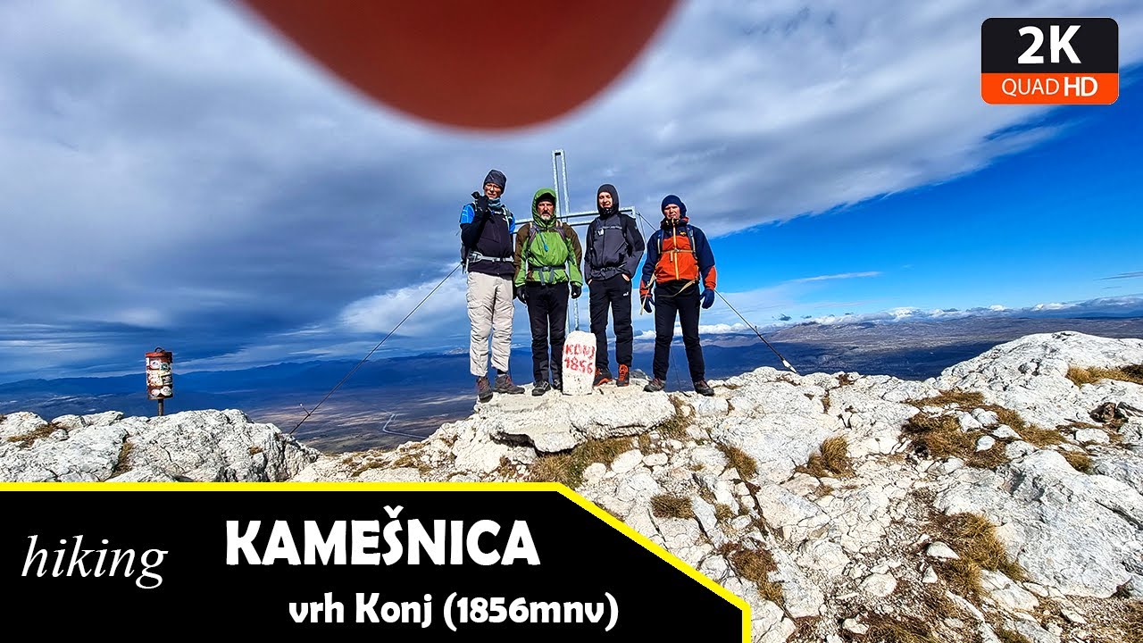 Kamešnica, uspon na vrh Konj (1856mnv)