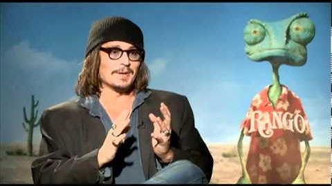 Johnny Depp Interview for RANGO