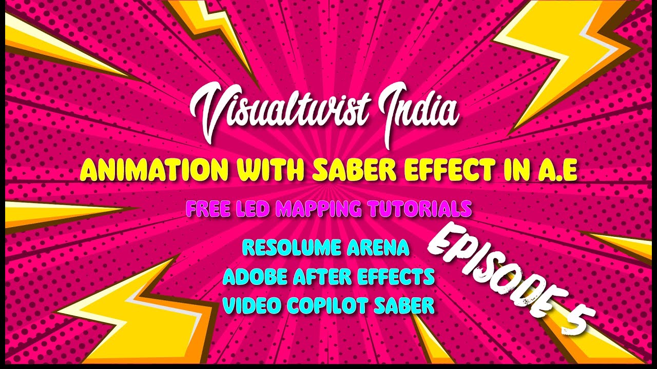 ANIMATION WITH SABER EFFECT IN AFTER EFFECTS | HINDI 4K TUTORIALS Part ...