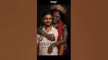 ChatGPT Created This Divine Hug from Mahakali Maa 💙✨ #Mahakali #Shorts