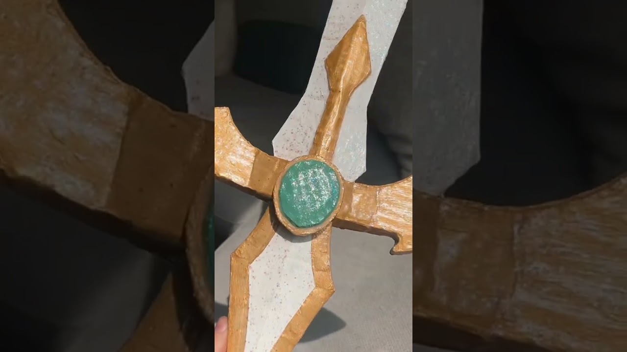 She-ra Inspired DIY Cardboard Sword! 