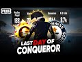 LAST DAY OF THIRD CONQUEROR OF CRAZIEST UPDATE 3.9🔥🥶#pubgmobile #tjblochxlive #pubg