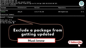 How to Exclude Specific Packages From Yum Update | How to Exclude Multiple Packages in Yum Update