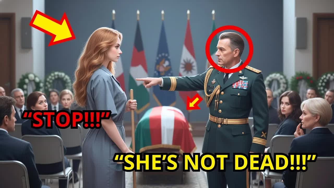 “She’s Not Dead!” The Base Janitor Stopped the Military Funeral — What Happened Next Shook Comma