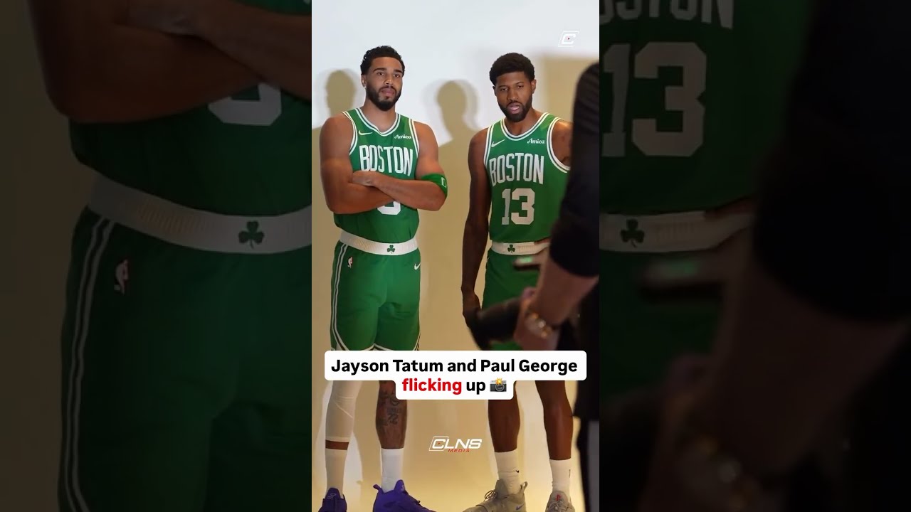 Boston’s new duo looking scary 👀 #nba #celtics #bostonceltics