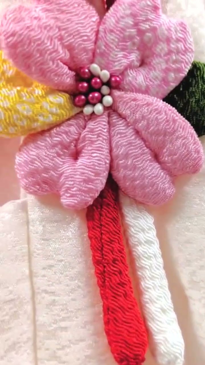 七五三 3歳 女の子着物「msg3_0144」 絞り染めと刺繍が映える清楚で