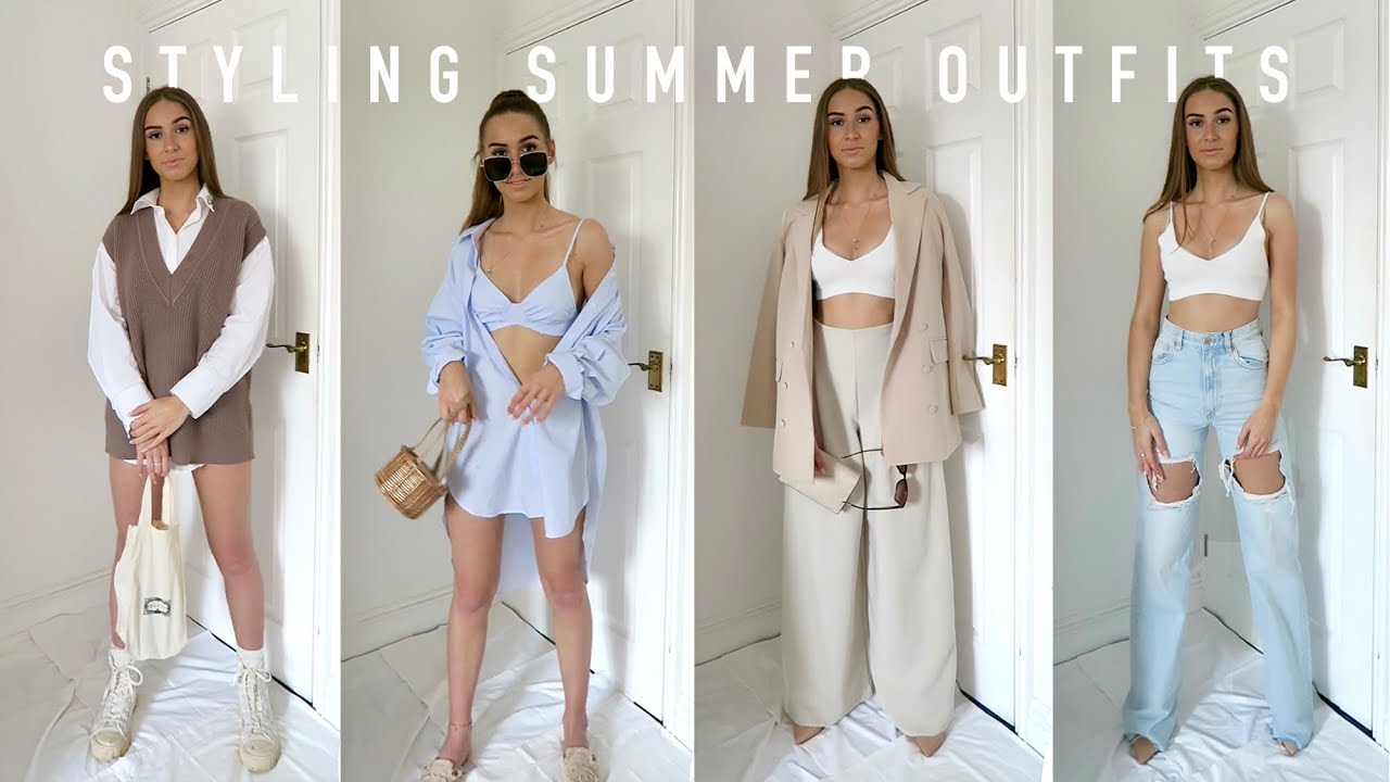 STYLING SUMMER OUTFITS | JUNE 21ST BBY | NEUTRAL SPRING OUTFITS, ZARA & MORE