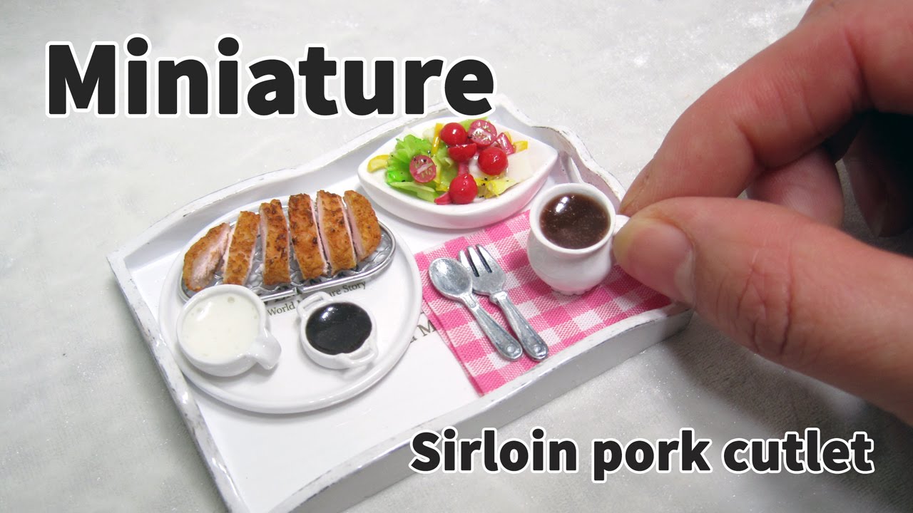 미니어쳐 돈까스 만들기 Miniature Pork Cutlet