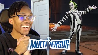 Multiversus Beetlejuice Gameplay Trailer Reaction